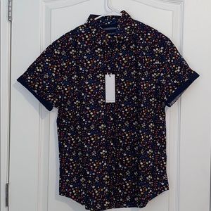 Button down floral men’s shirt